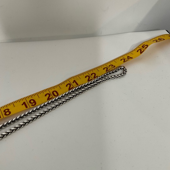 Brighton Roselie Green Layered Floral Design Long Silver Chain Kiss Lock Bag - Picture 15 of 16